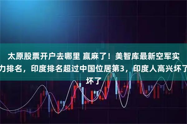 太原股票开户去哪里 赢麻了！美智库最新空军实力排名，印度排名超过中国位居第3，印度人高兴坏了